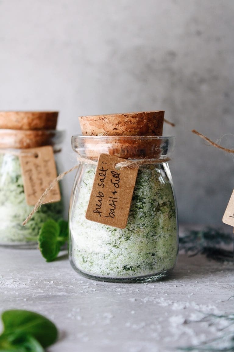 How to Make Herb Salt with Fresh Herbs - The Fig Jar