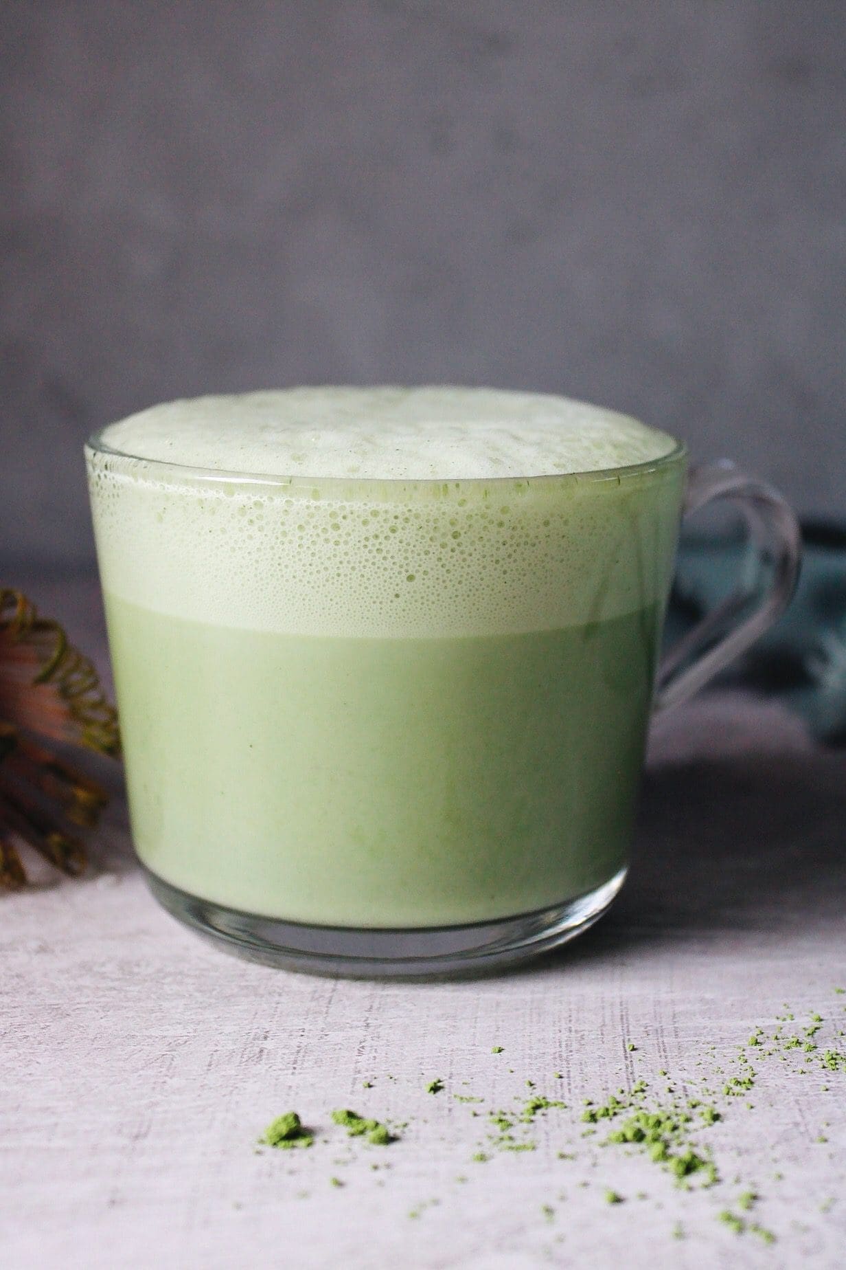 Oat Milk Matcha Latte with Trader Joe's Matcha Powder - The Fig Jar