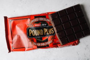 trader joes pound plus dark chocolate bar