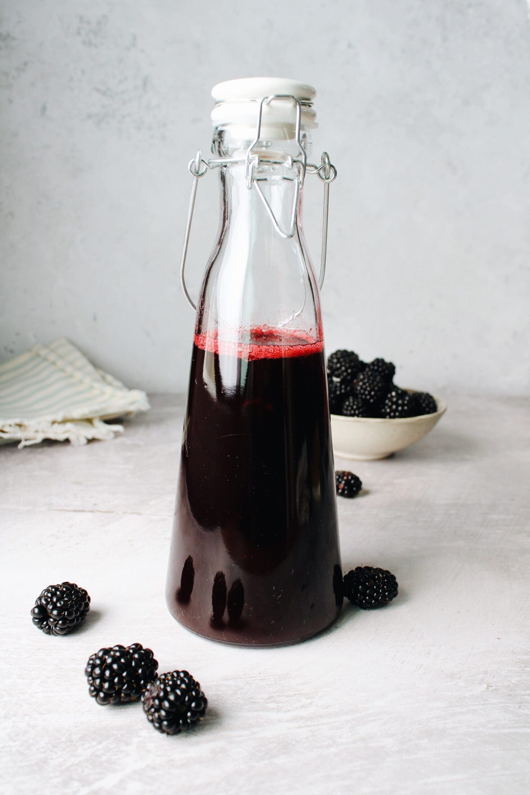 Blackberry Simple Syrup The Fig Jar