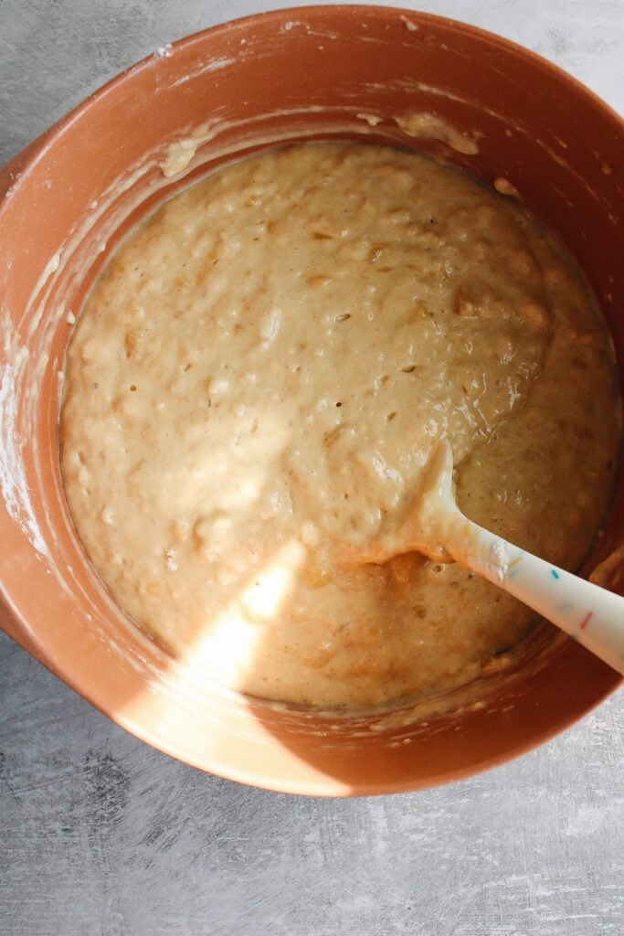 honey banana bread batter