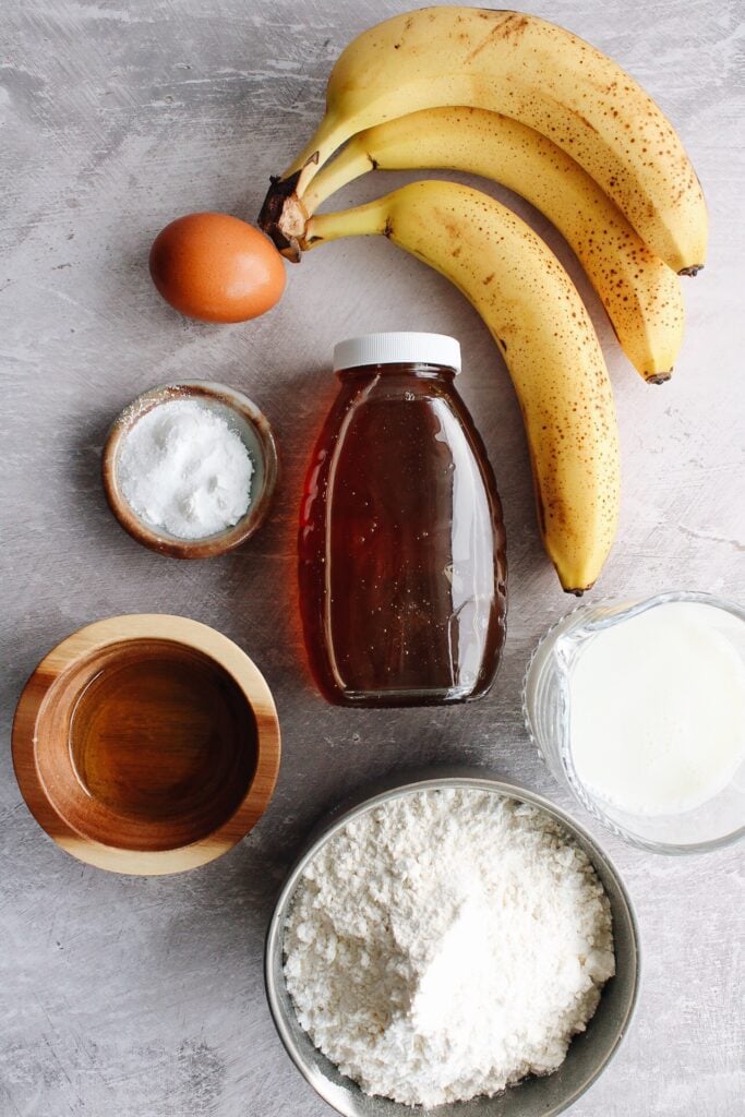 honey banana bread ingredients
