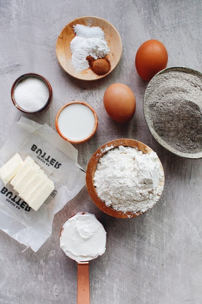 buckwheat scone ingredients