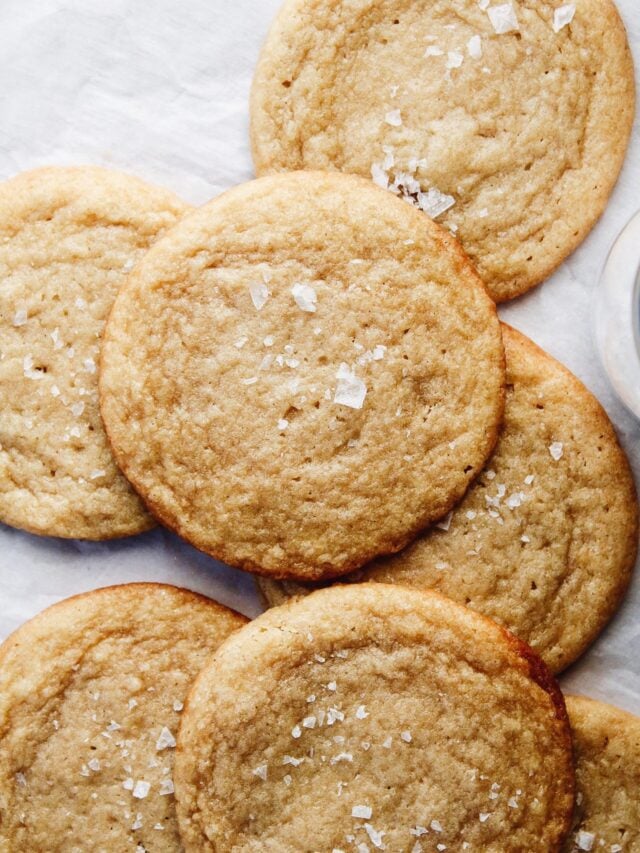 chocolate chipless cookies on parchment paper