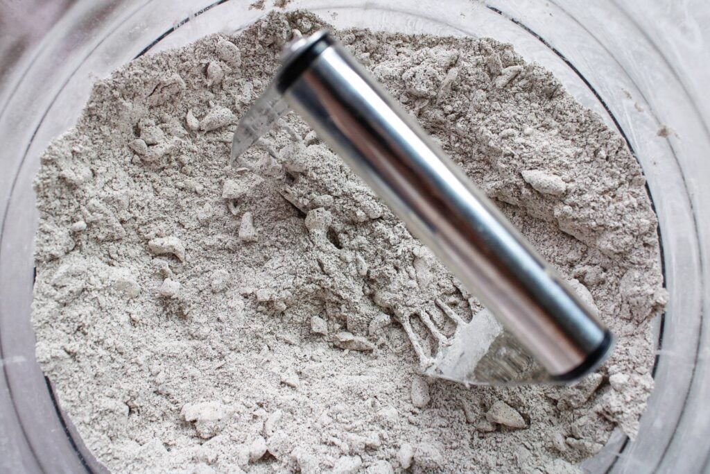 pea sized lumps in buckwheat scone flour mixture