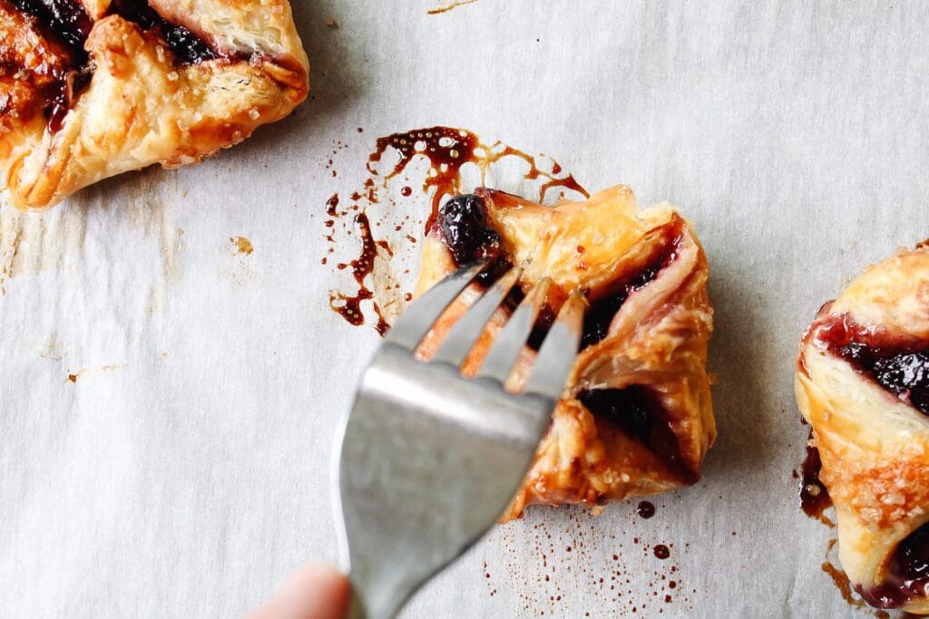 how to fix jam puff pastry tarts that pop open