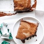 andes min brownie on a plate