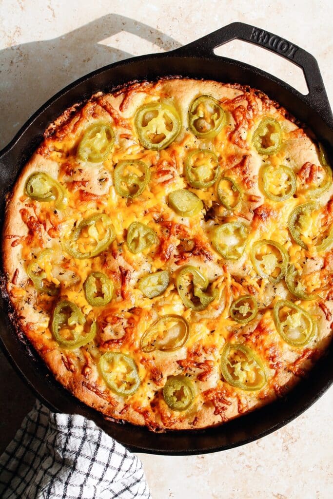 jalapeno cheddar focaccia bread