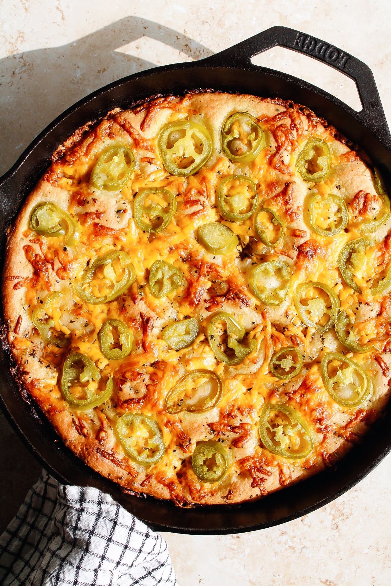 jalapeno cheddar focaccia bread